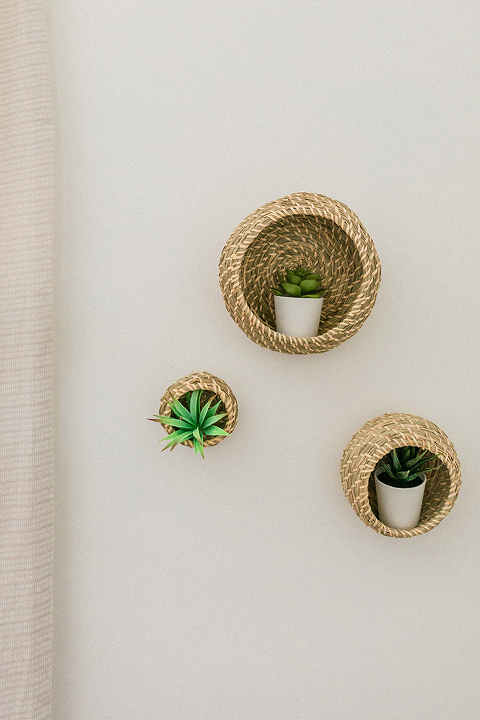 Hack IKEA Baskets Into Succulent Shelves