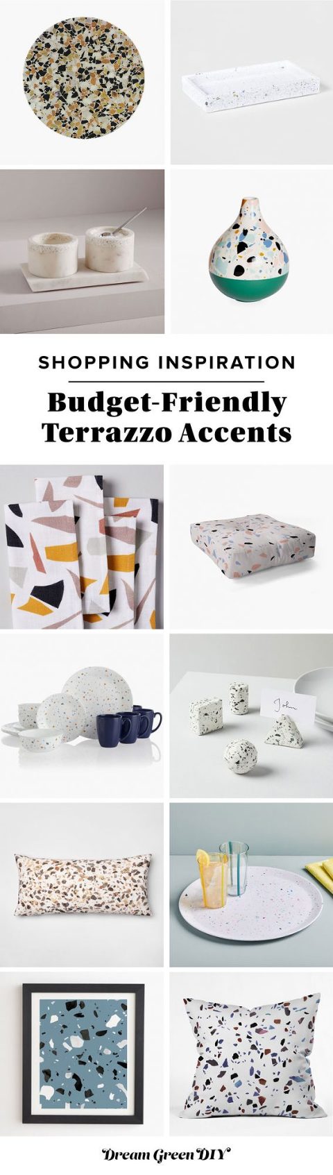 Budget-Friendly Terrazzo Home Accents