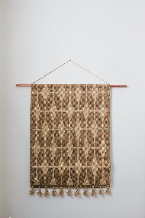 How To Turn A Rug Into A Wall Hanging