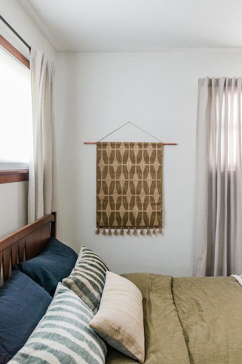 How To Turn A Rug Into A Wall Hanging