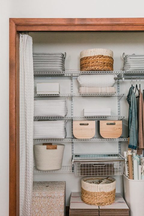 How I DIYed My Own Closet Organizer - Dream Green DIY