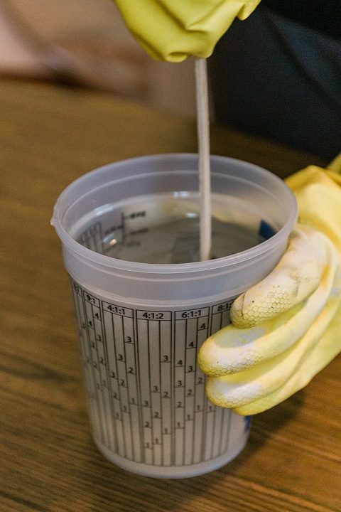 How To Seal A Wood Table (For Good!) | dreamgreendiy.com + @amazinggoop #ad #GlazeCoat