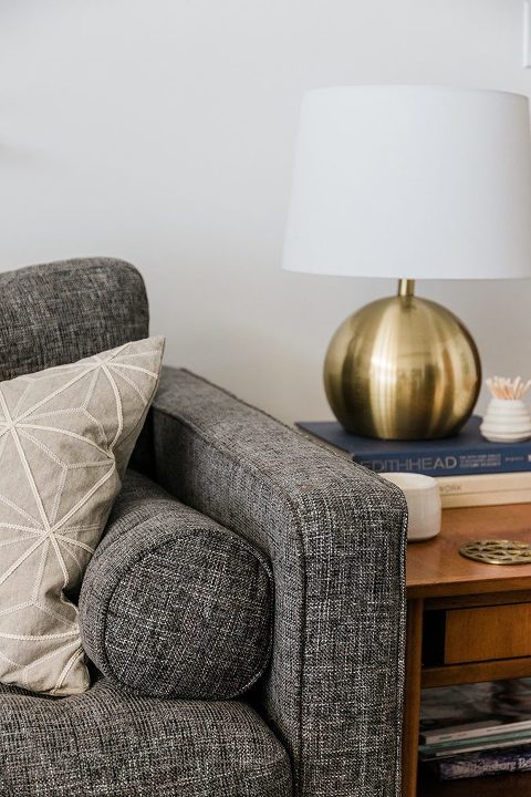 A Sneak Peek Of Our Revamped Living Room | dreamgreendiy.com + @article #ad #svensofa #ourarticle