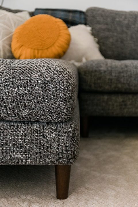 A Sneak Peek Of Our Revamped Living Room | dreamgreendiy.com + @article #ad #svensofa #ourarticle