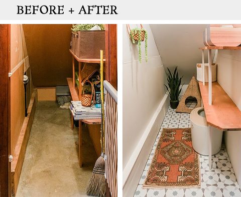 Moving litter box to basement hotsell