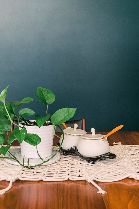 Painting A Moody Dark Green Feature Wall