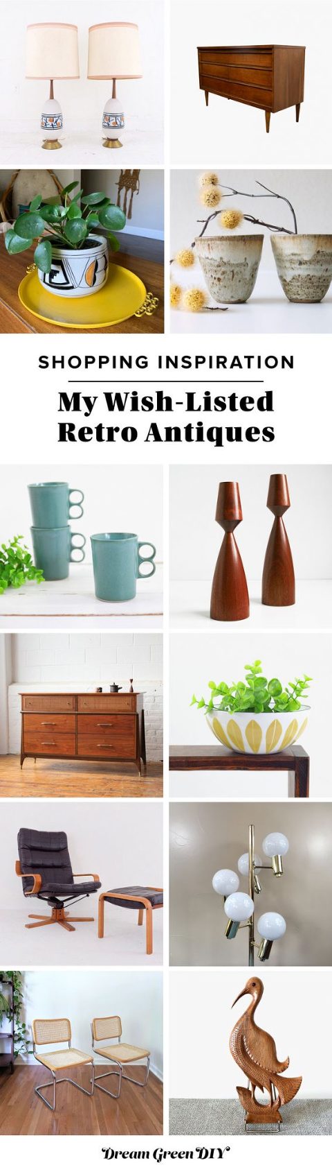 My Wish-Listed Mid-Century Antiques