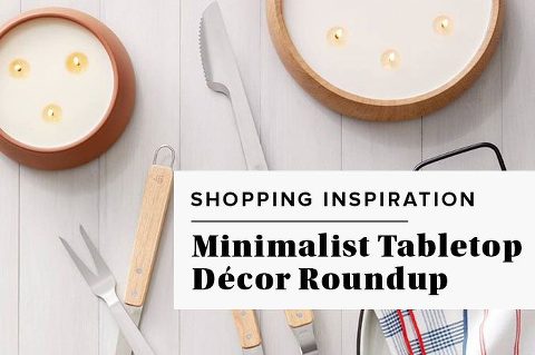 Minimalist Tabletop Décor Roundup