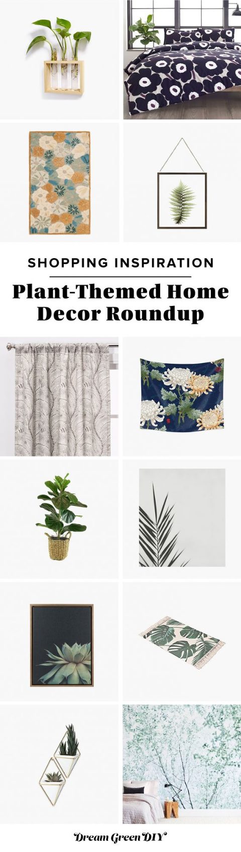 Plant-Themed Home Decor Roundup