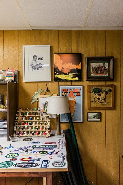 Fly Tying Room Decor 