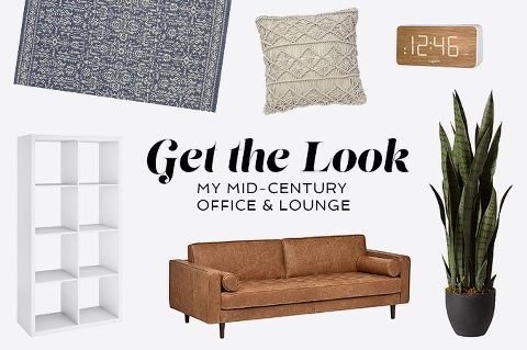 Get The Look: My Mid-Century Office & Lounge