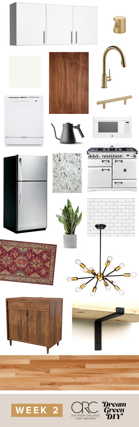 One Room Challenge, Week Two: Kitchen Mood Board