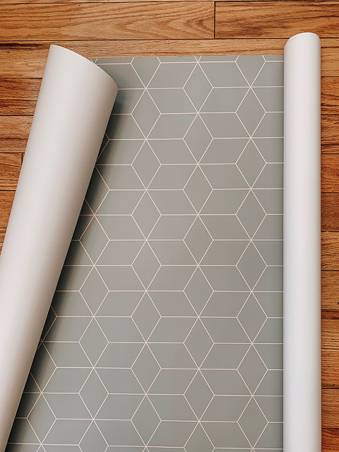 DIY Wallpapered Refrigerator Makeover