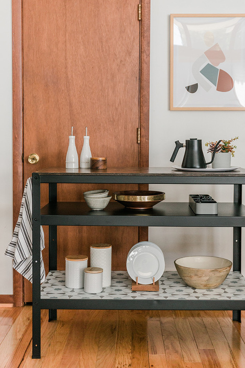 From IKEA Work Table To Kitchen Island