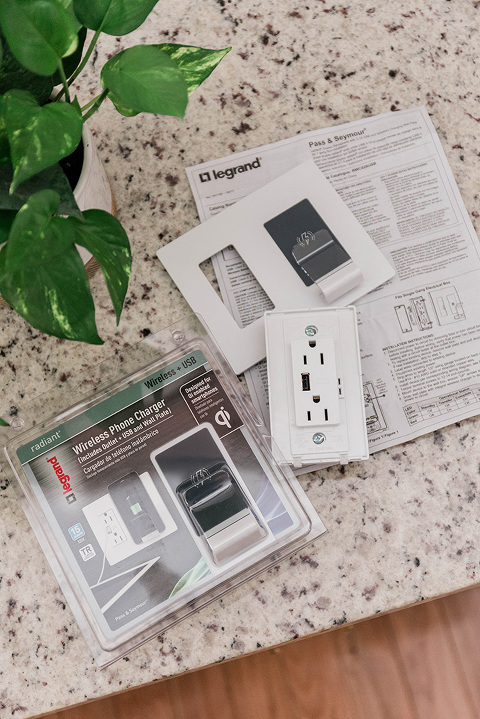 How To Install A Radiant Wireless Charger | dreamgreendiy.com + @LegrandNA #ad