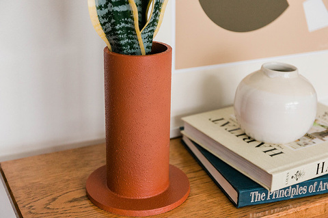 DIY Minimalist Faux Terracotta Vase