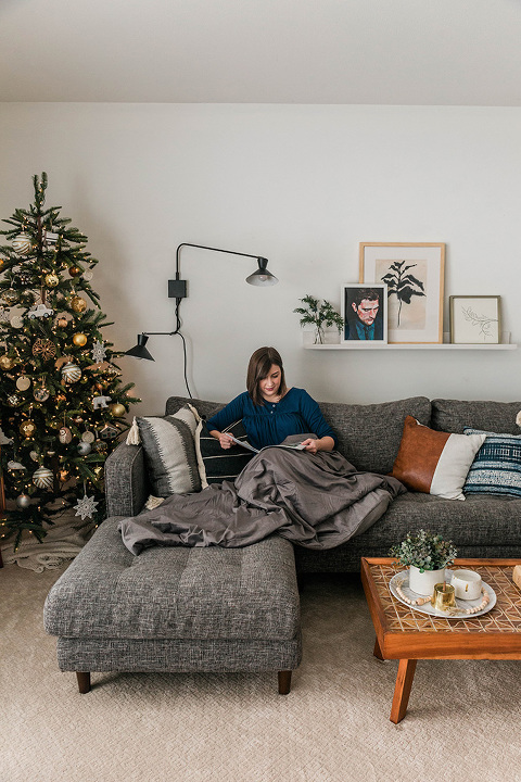 3 Ways To Destress This Holiday Season | dreamgreendiy.com #tranquilitybedding #tranquilityweightedblankets #ad