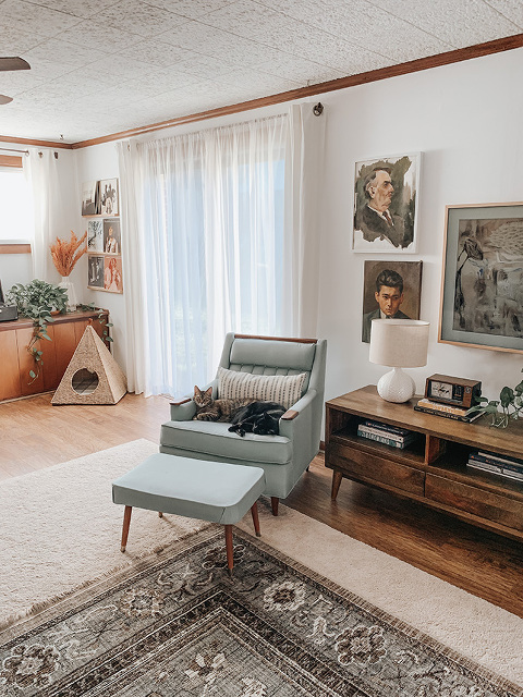 Mid-century TV cabinet