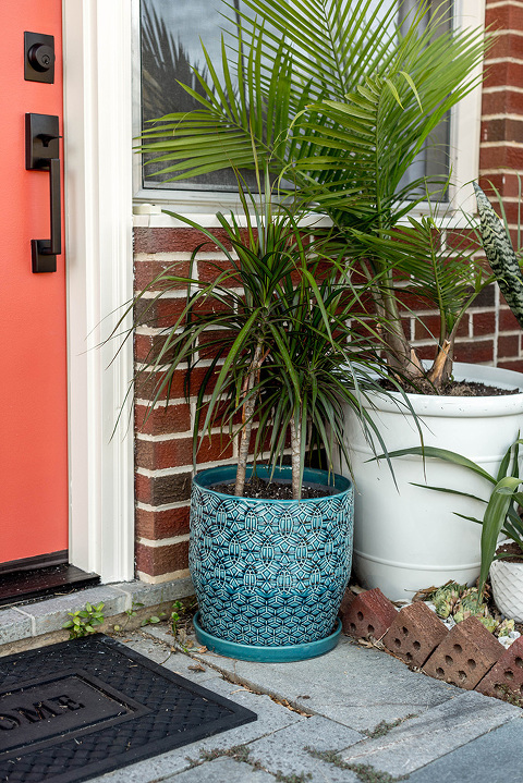 Palm Springs Inspired Mid-Century Entryway