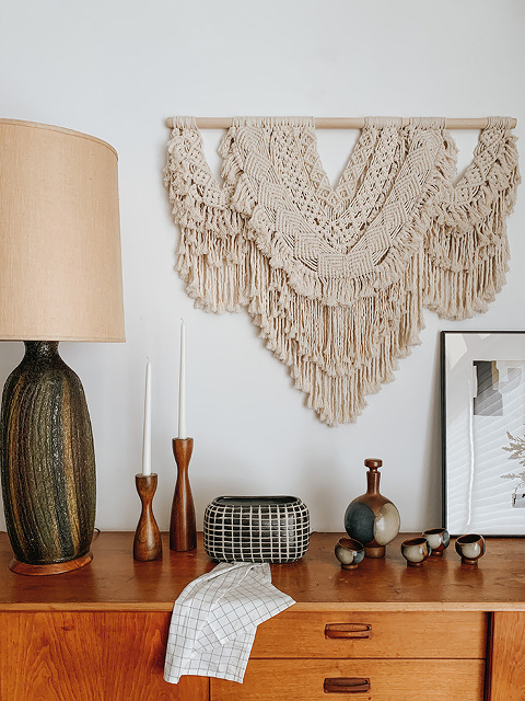 Macrame wall hanging