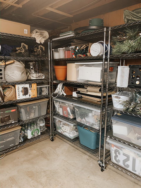 Organized Basement Tour