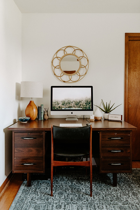 Mid-century tanker style desk