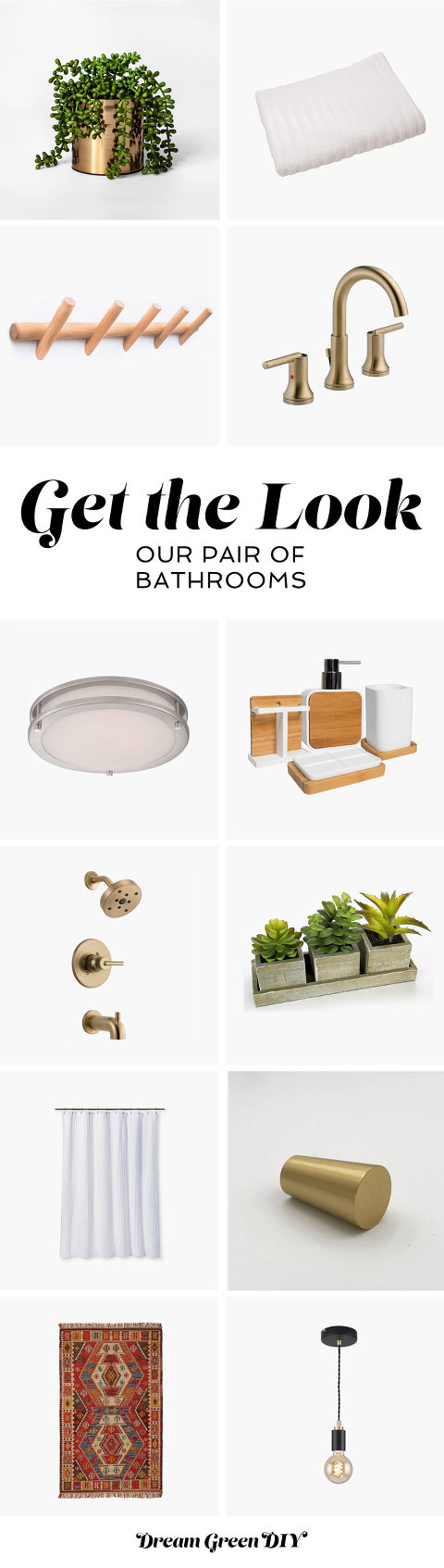 Get The Look: Our Pair Of Bathrooms