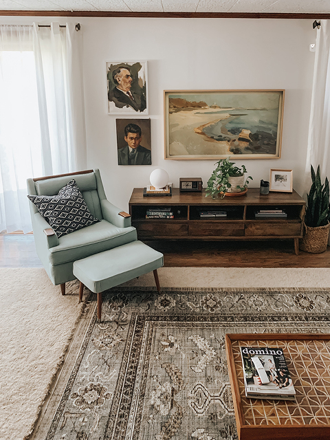 Boho Mid-Century Interior Design