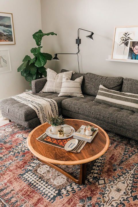 How To Style A Vintage Mini Rug