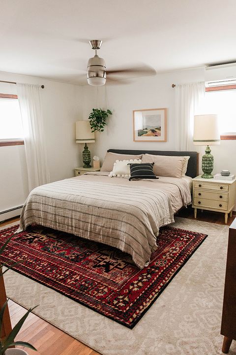 Boho master bedroom refresh