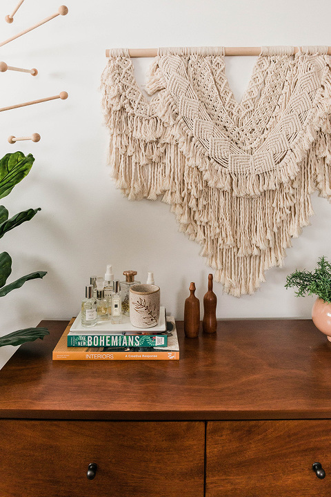 Boho macrame wall hanging