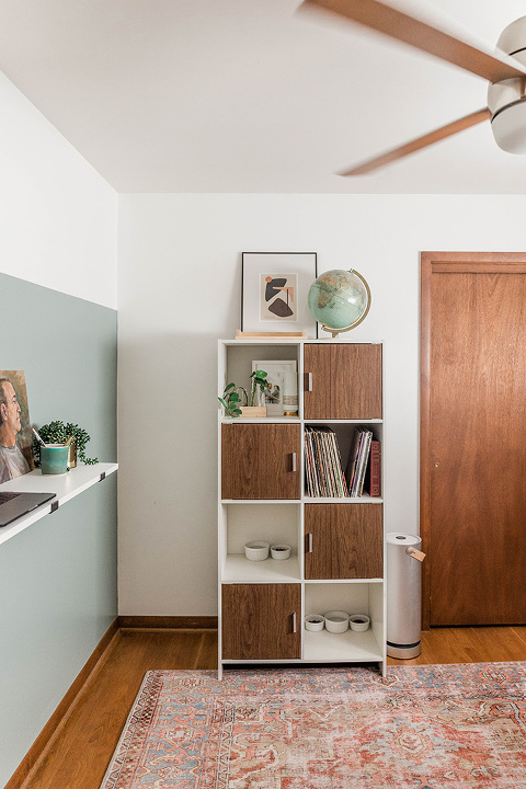 My Color-Blocked Home Office Tour