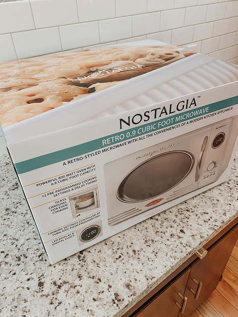 Swapping To A Countertop Microwave | dreamgreendiy.com + nostalgiaproducts.com #ad #nostalgiaproducts #jointheparty