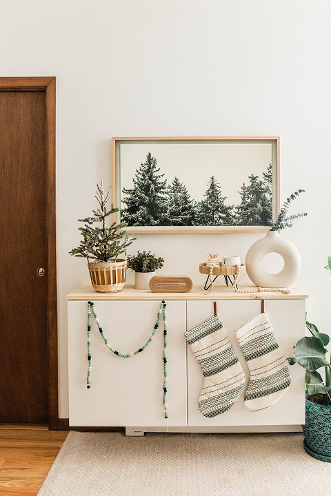 DIY Christmas Console Styling Tips
