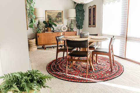 Why We Downsized Our Dining Room Décor | dreamgreendiy.com + @allmodern #ad