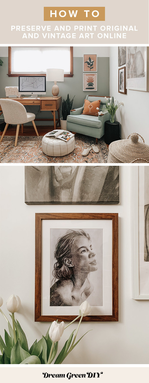 DIY Shareable Original Art Gallery Wall | dreamgreendiy.com + @canvasdiscount #ad #canvasdiscount_com #personalizedgifts #photoprints