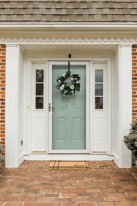 Choosing A New Front Door Paint Color Dream Green Diy - Entrance Door Paint Colors