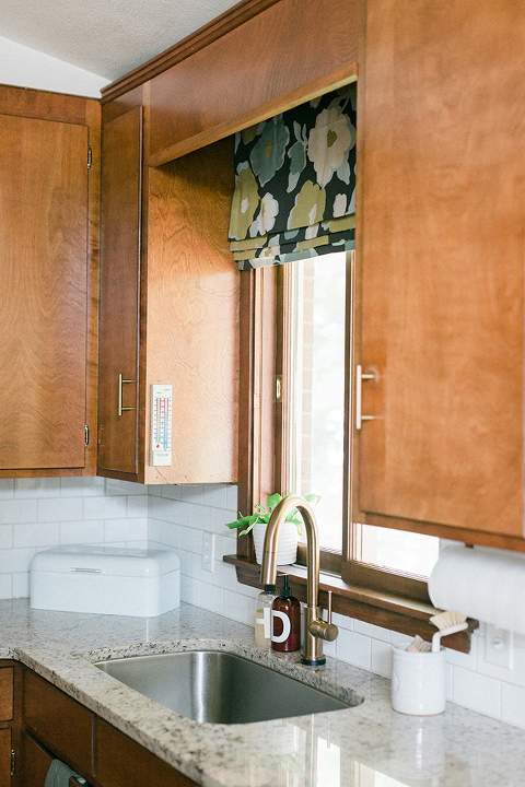 Painting Our Kitchen Window Trim White