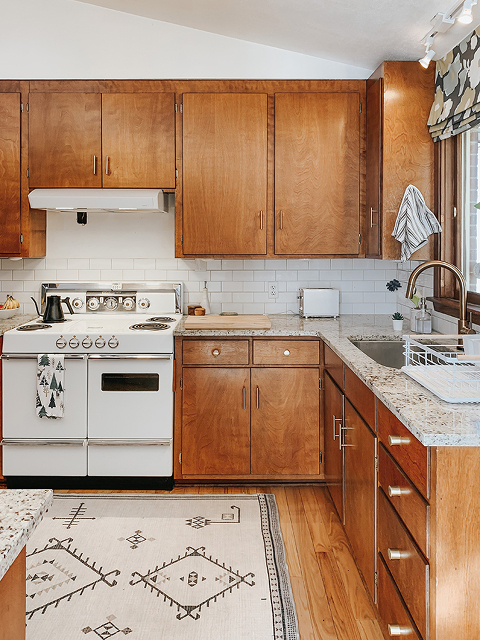 A Simple Solution to Unfinished Backsplash when Removing a Microwave Range  Hood — House by the Preserve