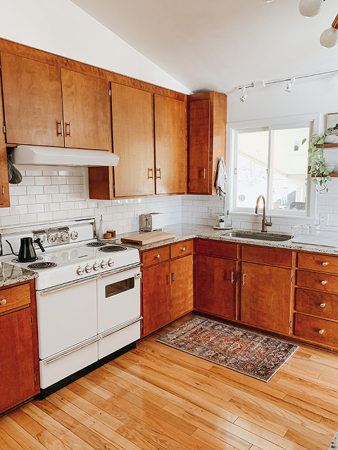 A Simple Solution to Unfinished Backsplash when Removing a Microwave Range  Hood — House by the Preserve