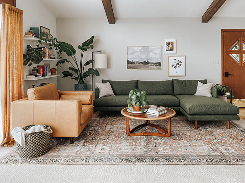 Our Living Room Reveal With @Article | dreamgreendiy.com #gifted #OurArticle #BurrardSofa #SvenChair