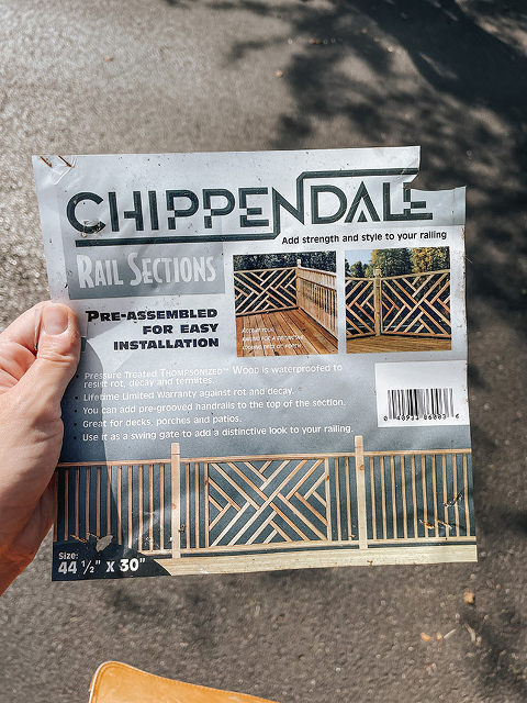 DIY Chippendale Fence Panel Trellis