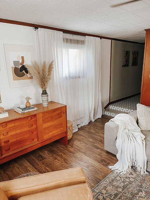 DIY Peel-And-Stick Tile Stairs Makeover