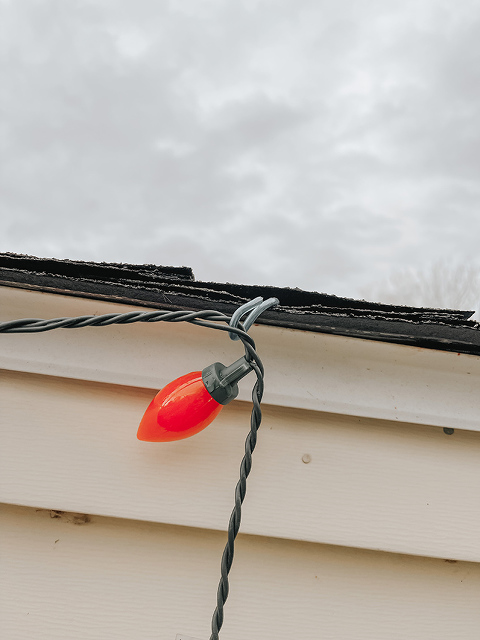 DIY Roofline Hooks For Christmas Lights