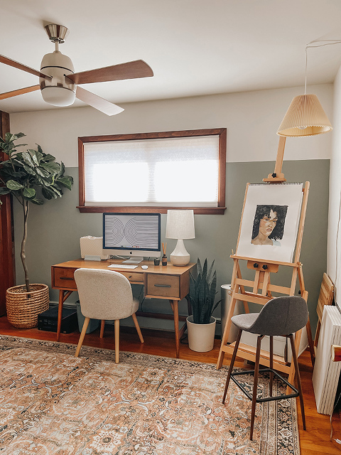 My Combination Home Office Art Studio