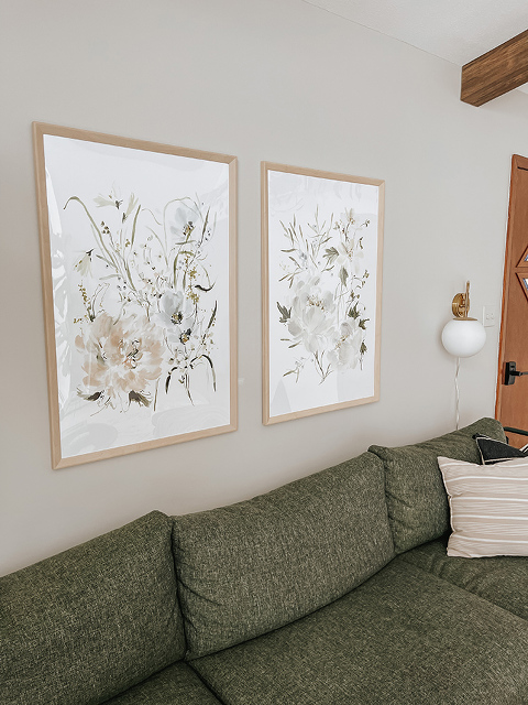 Swap A Living Room To Spring With Art