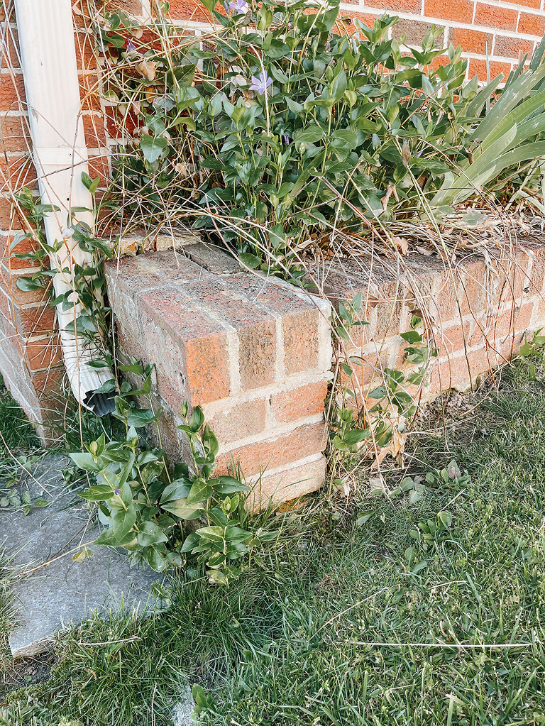 DIY Brick Repair And A Minimalist Garden