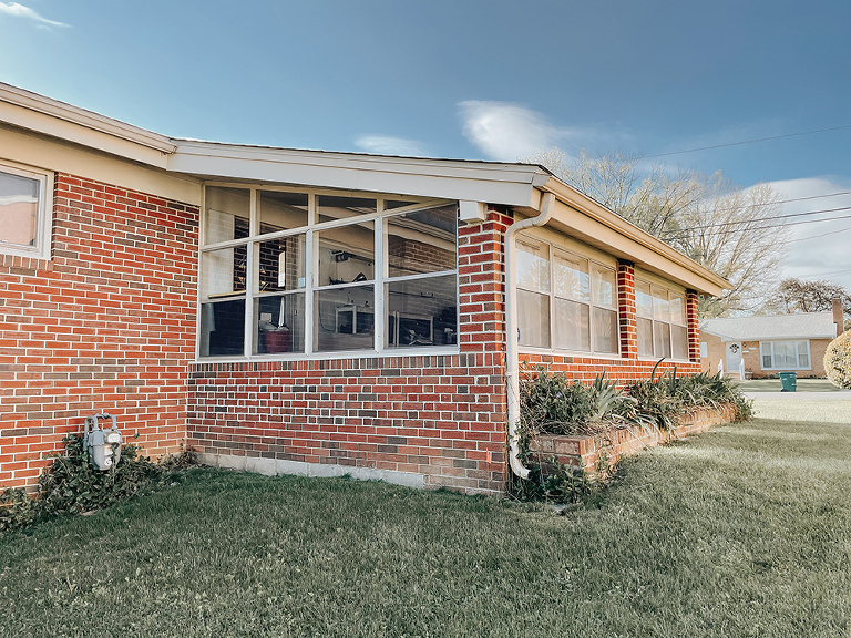 DIY Brick Repair And A Minimalist Garden