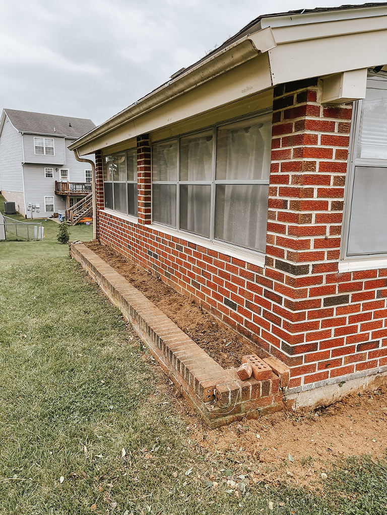 DIY Brick Repair And A Minimalist Garden