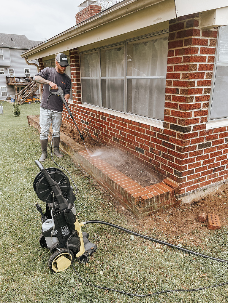 DIY Brick Repair And A Minimalist Garden
